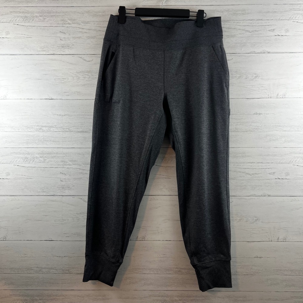 Athleta Venice Jogger Heather Gray Pull On Joggers Size L
